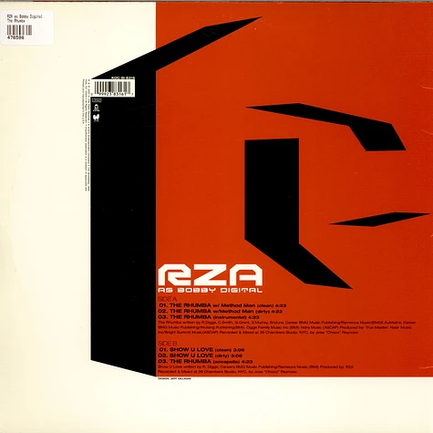 RZA as Bobby Digital - The Rhumba
