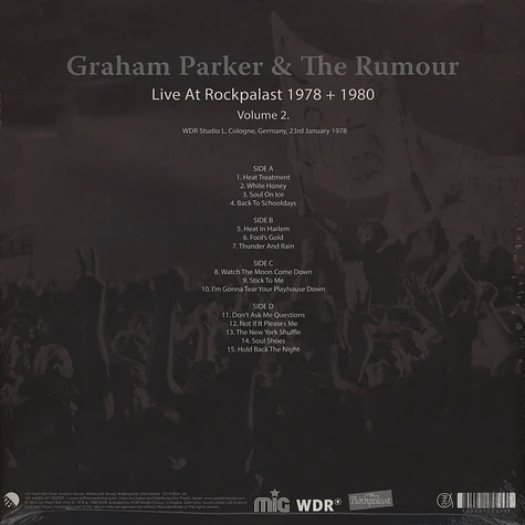 Graham Parker & The Rumour - Live At Rockpalast 1978 + 1980 Volume 2