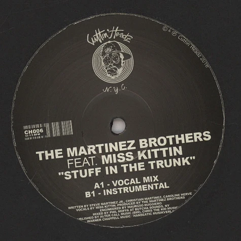 The Martinez Brothers - Stuff In The Trunk Feat. Miss Kittin