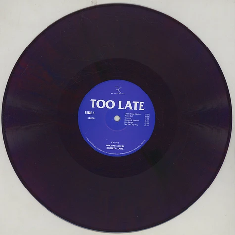 Robert Allaire - OST Too Late Colored Vinyl Edition