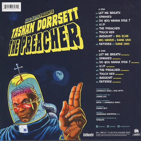 Tashan Dorrsett - Kool Keith presents: Tashan Dorrsett - The Preacher Red Vinyl Edition