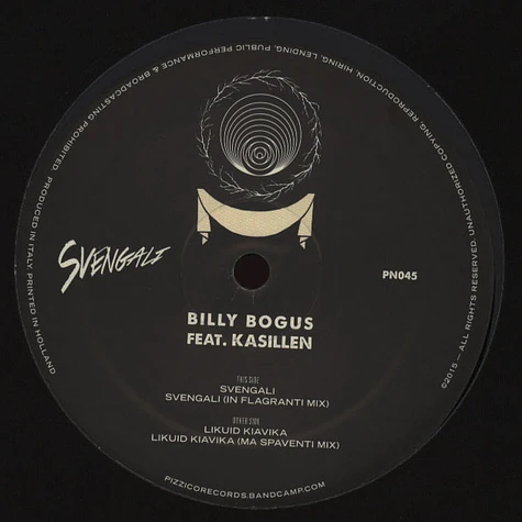 Billy Bogus - Svengali Feat. Kasillen