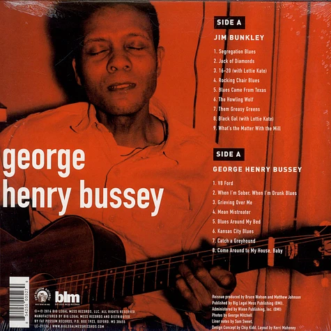 Jim Bunkley / George Henry Bussey - The George Mitchell Collection