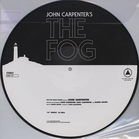 John Carpenter - OST Assault On Precinct 13 / The Fog Picture Disc Edition