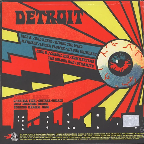 Killer Boogie - Detroit White Splatter Vinyl Edition