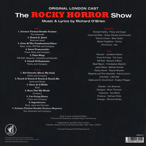 Original London Cast - Rocky Horror Show