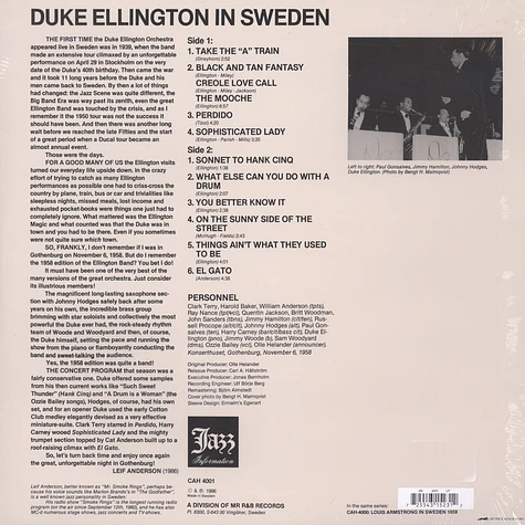 Duke Ellington - In Sweden