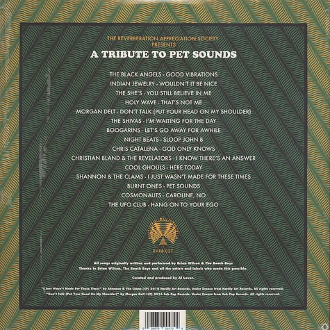 V.A. - Tribute To Pet Sounds