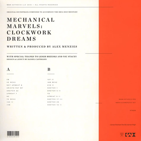 Alex Menzies - Mechanical Mervels: Clockwork Dreams
