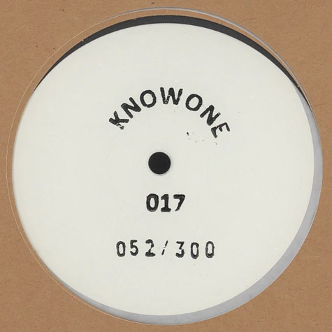 The Unknown Artist - KNOWONE 017