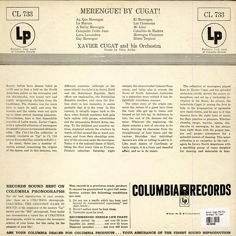 Xavier Cugat And His Orchestra - Merengue! By Cugat!