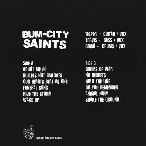 Bum City Saints - Bum City Saints