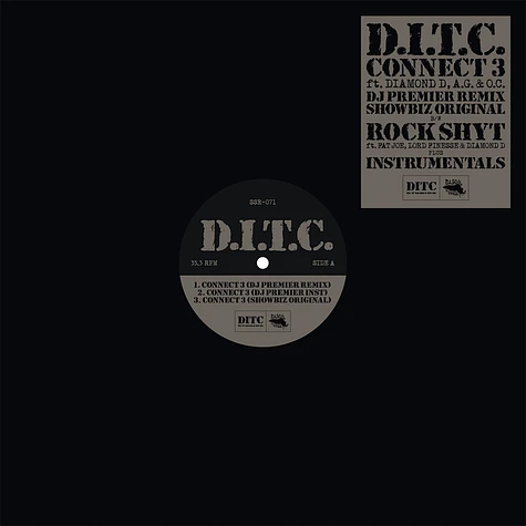 D.I.T.C. - Connect 3 / Rock Shyt Black Vinyl Edition