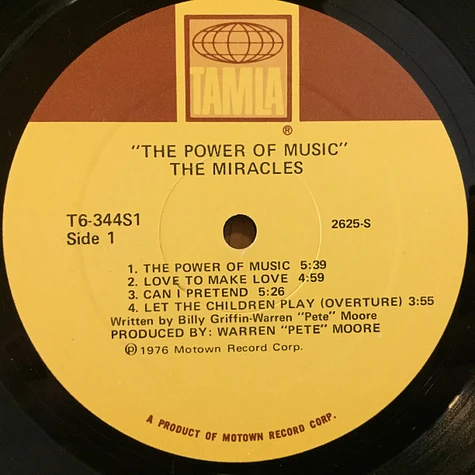 The Miracles - The Power Of Music