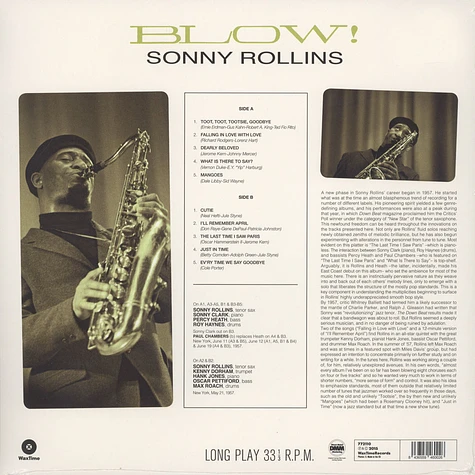 Sonny Rollins - Blow!
