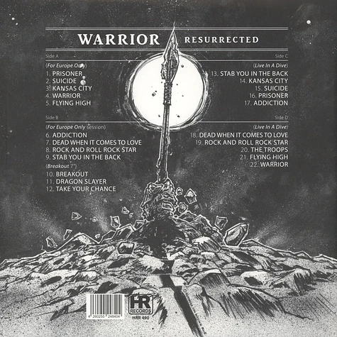 Warrior - Resurrected Colored Vinyl Edition
