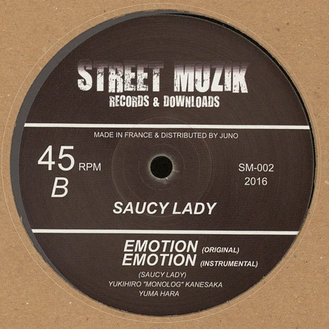 Saucy Lady - Emotion