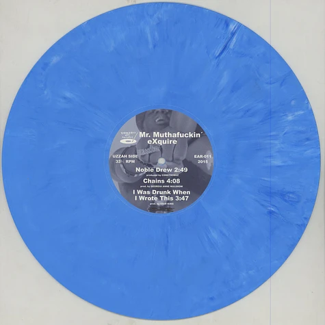 Mr. Muthafuckin' eXquire - The Last Huzzah EP White & Blue Vinyl Edition