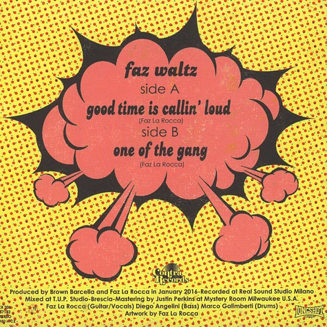 Faz Waltz - Good Time Is Callin' Loud / One Of The Gang