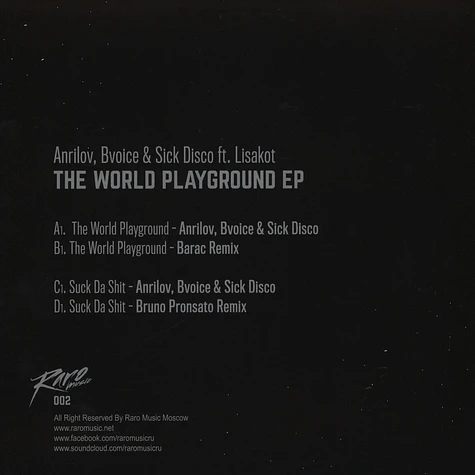 Anrilov, Bvoice & Sickdisco - The World Playground EP