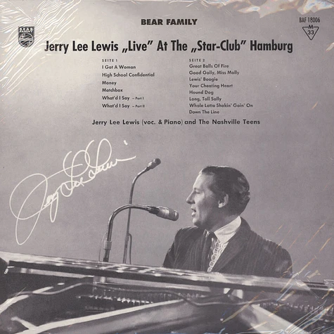 Jerry Lee Lewis - Live At The Star-Club Hamburg