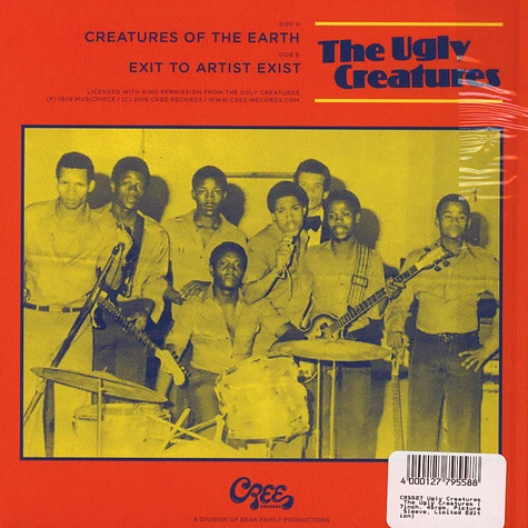 Ugly Creatures - Creatures Of The Earth / Exit To Artist Exist