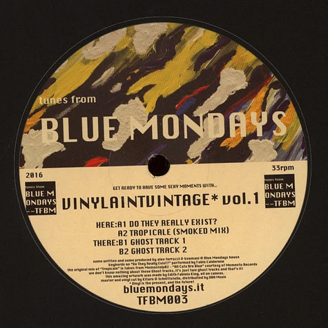 Blue Mondays - Vinyl Aint Vintage Volume 1