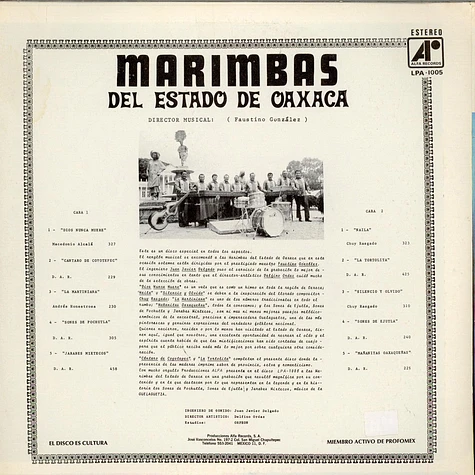 Marimbas Del Estado De Oaxaca - Marimbas Del Estado De Oaxaca
