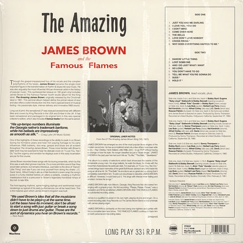 James Brown & The Famous Flames - The Amazing James Brown