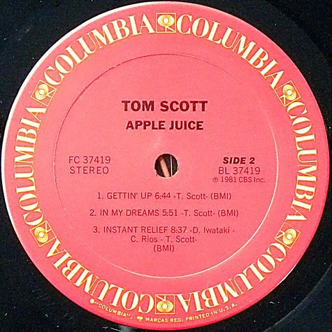 Tom Scott - Apple Juice