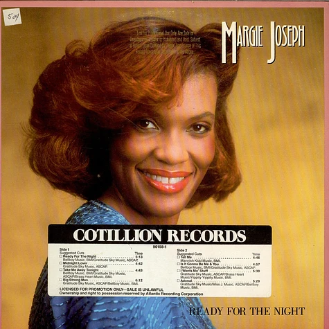 Margie Joseph - Ready For The Night