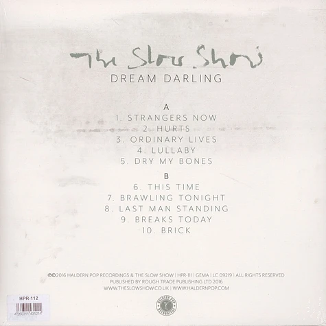 The Slow Show - Dream Darling Black Vinyl Edition