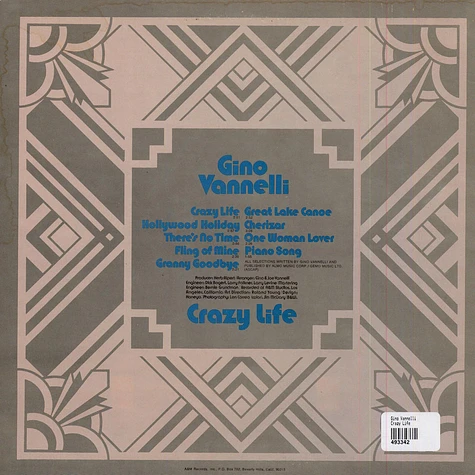 Gino Vannelli - Crazy Life