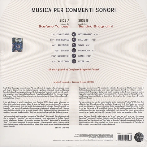 Brugnolini - Torossi - Musica Per Commenti Sonori