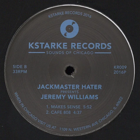 Jeremy Williams - Jackmaster Hater Presents