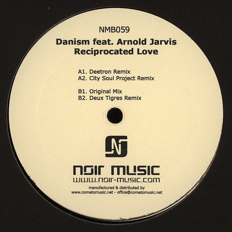 Danism - Reciprocated Love Feat. Arnold Jarvis Black Vinyl Edition