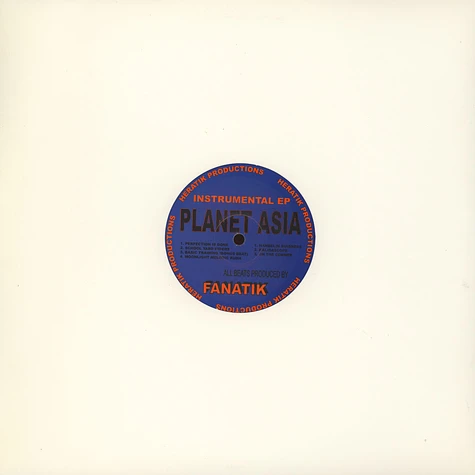 Planet Asia - Planet Asia (Instrumental EP)