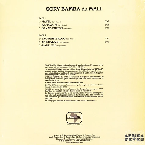 Sory Bamba - Du Mali