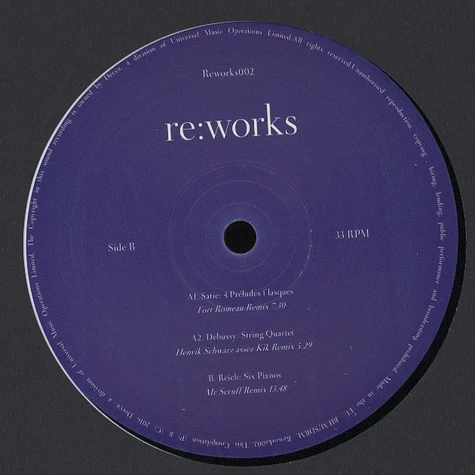 Debussy / Reich / Satie - Reworks Volume 2