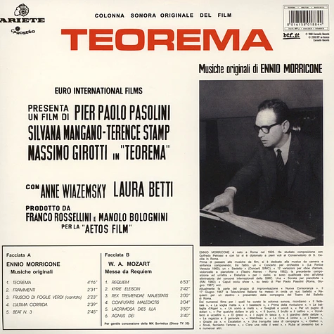 Ennio Morricone - OST Teorema Lime Vinyl Edition