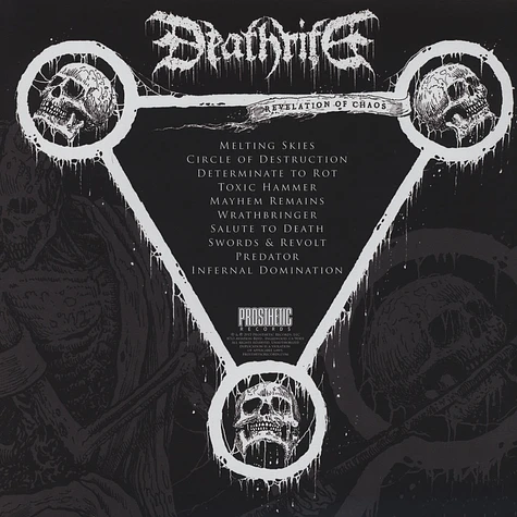 Deathrite - Revelation Of Chaos Black Vinyl Edition