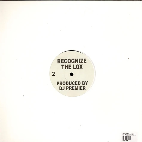 Notorious B.I.G. / Redman / Method Man b/w The Lox - Rap Phenomenon / Recognize