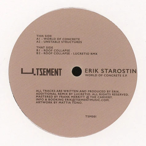 Erik Starostin - World Of Concrete EP
