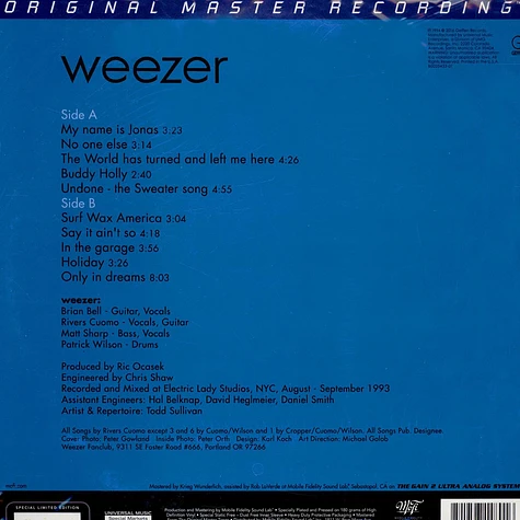 Weezer - Weezer - Blue Album Blue Vinyl Edition