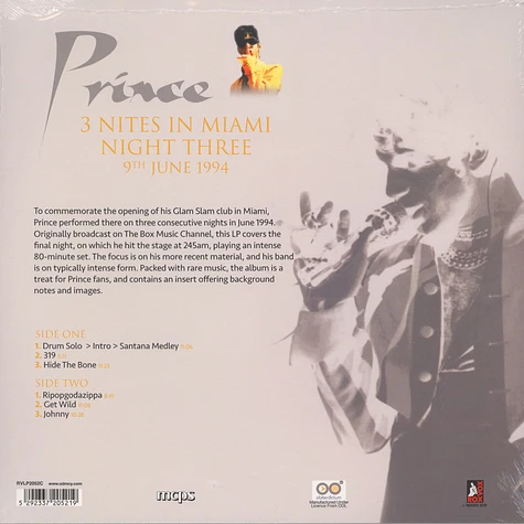 Prince - 3 Nites In Miami, Night Three