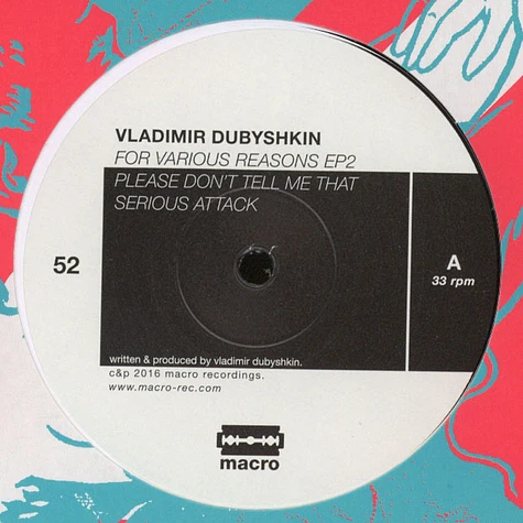 Vladimir Dubyshkin - For Various Reasons EP 2