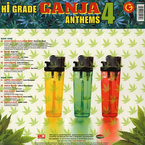 V.A. - Hi Grade Ganja Anthems 4 Green Vinyl Edition