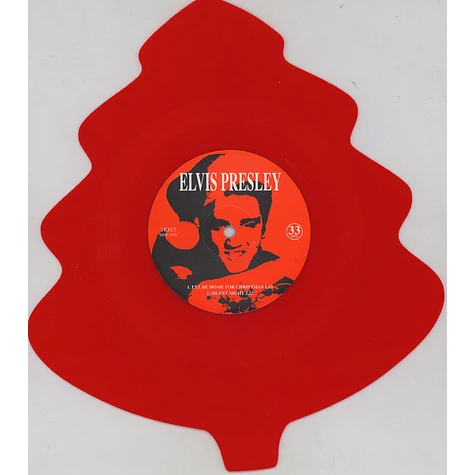 Elvis Presley - I'll Be Home For Chrsitmas Red Tree Shaped Vinyl Edition
