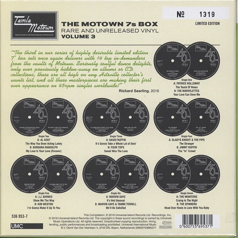 V.A. - The Motown 7s Box Volume 3