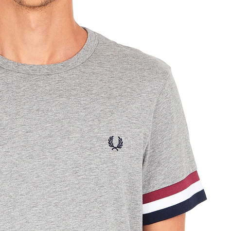 Fred Perry - Striped Cuff T-Shirt